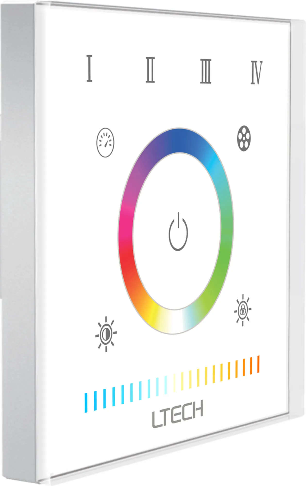 EX5S  RF 2.4GHz + DMX 512, RGBWY Controller Touch Panel,